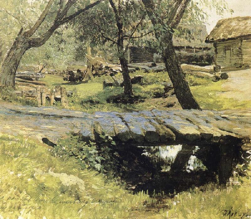 Isaac Levitan Small Beucke in the village Sawwinskaja Sloboda